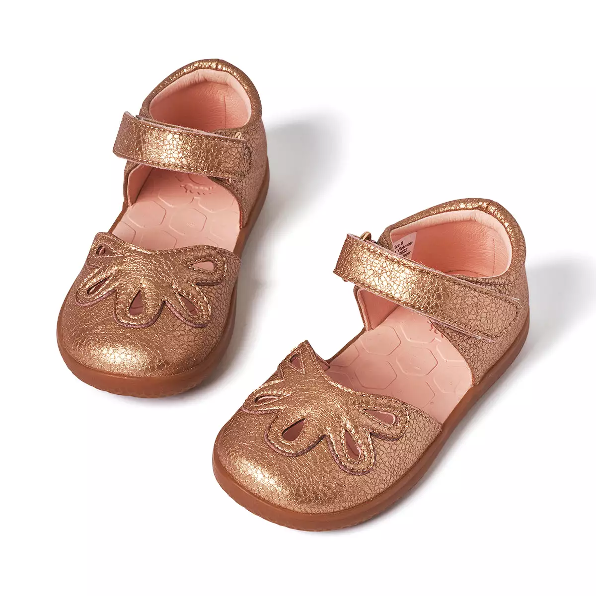 PETAL 2.0 DEW DROP Sandal Mary Jane | Rose Gold