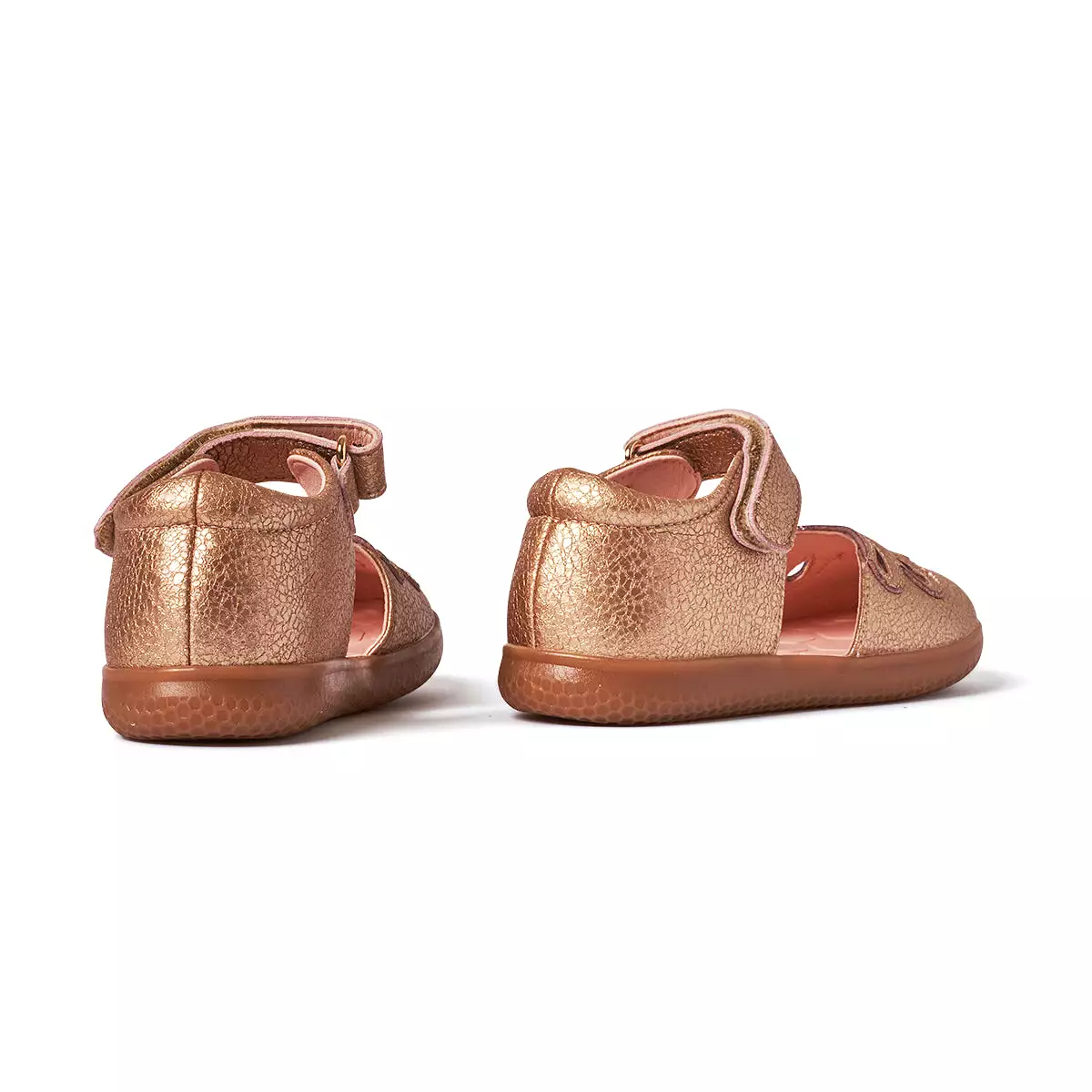 PETAL 2.0 DEW DROP Sandal Mary Jane | Rose Gold