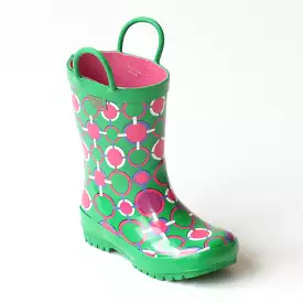 Pluie Pluie Girls RB - CC Circle Chain Rain Boots