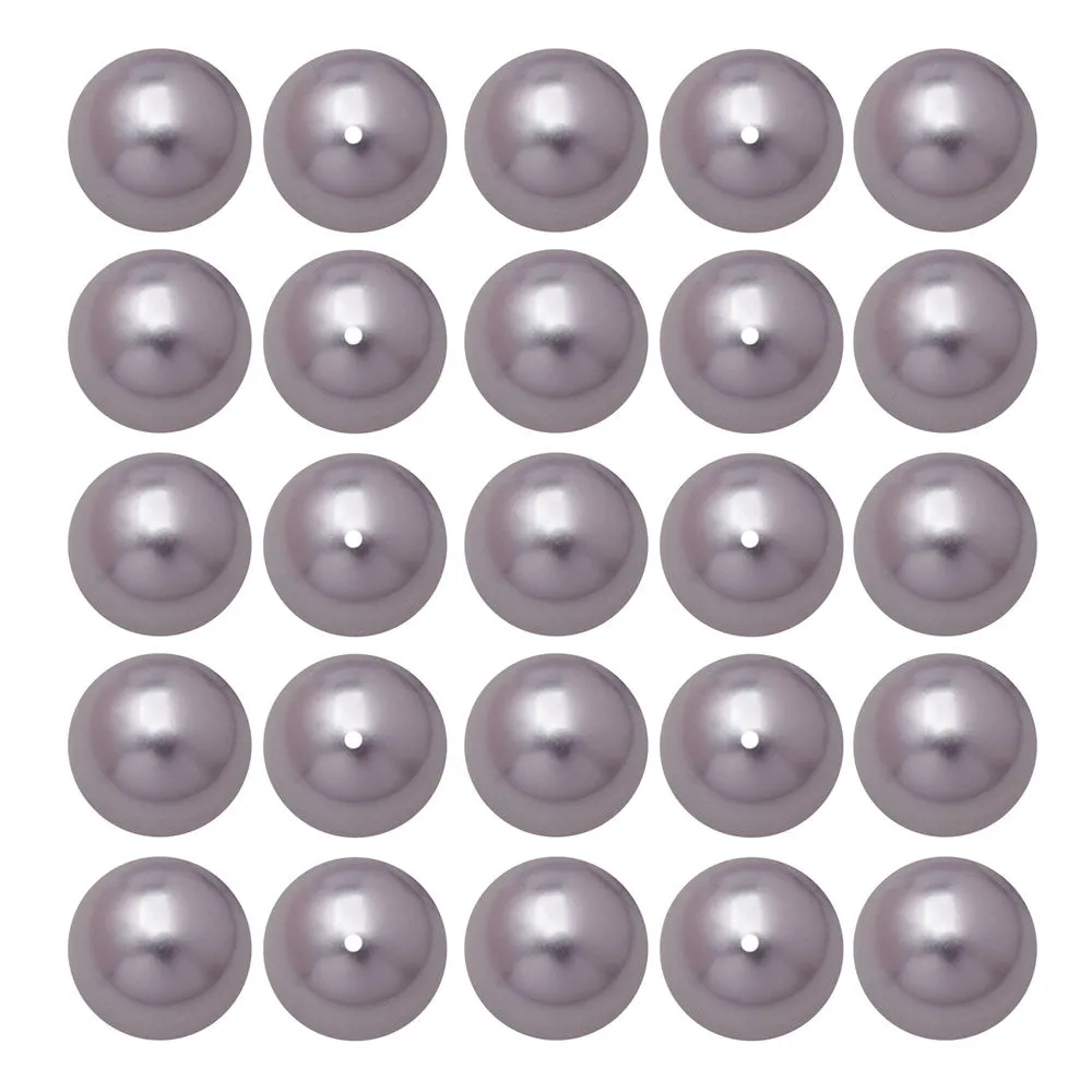 Preciosa Crystal Nacre Pearl, Round 6mm, Lavender (25 Pieces)