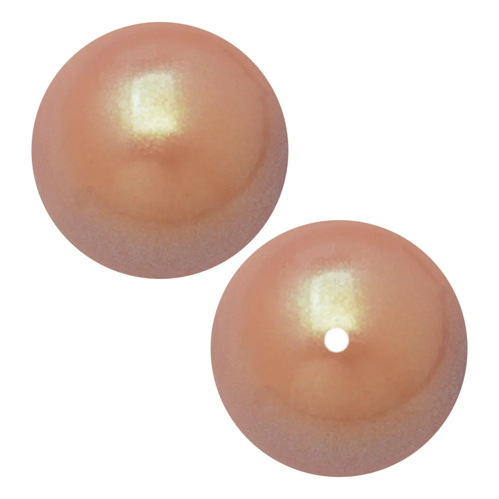 Preciosa Crystal Nacre Pearl, Round 8mm, Pearlescent Pink (20 Pieces)