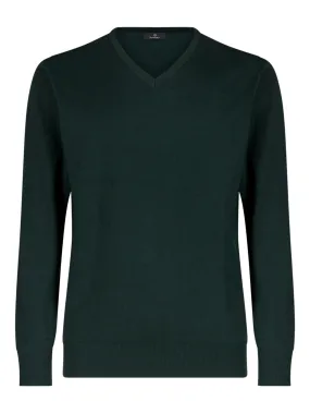 Pull scollo a V in filato Winter Basic - Scarab