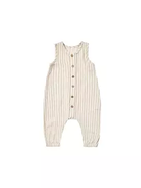 Quincy Mae - Vintage Stripe Woven Jumpsuit