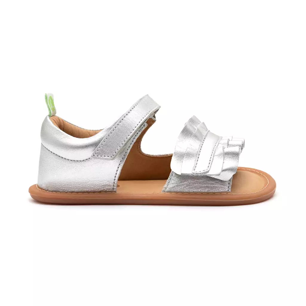 Ruffy Sandal - Sterling Silver