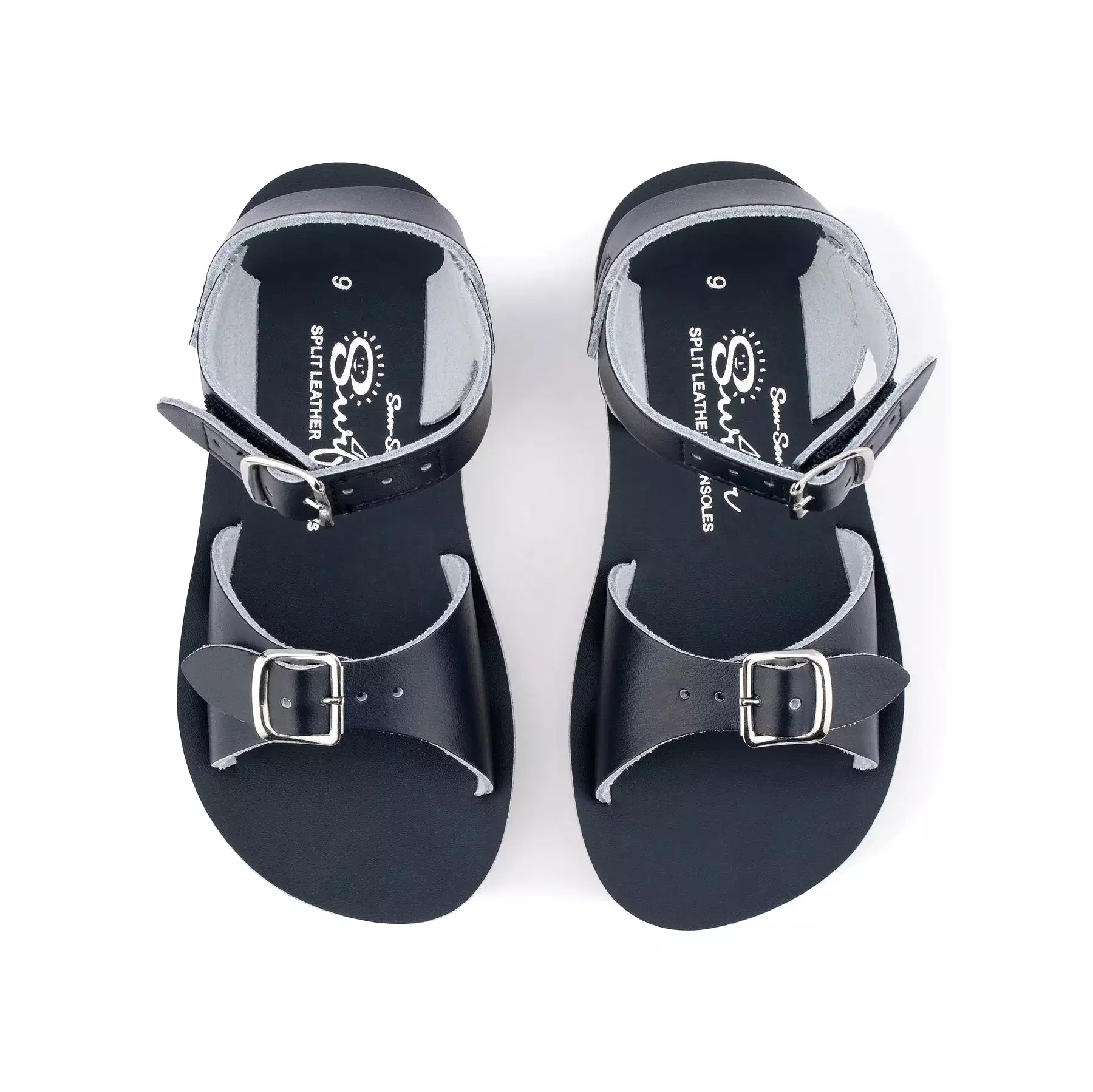 Salt Water Sandals Sun-San Surfer Hook & Loop (Velcro) NAVY