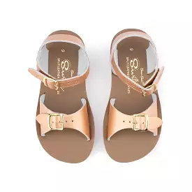 Salt Water Sandals Sun-San Surfer Hook & Loop (Velcro) ROSE GOLD