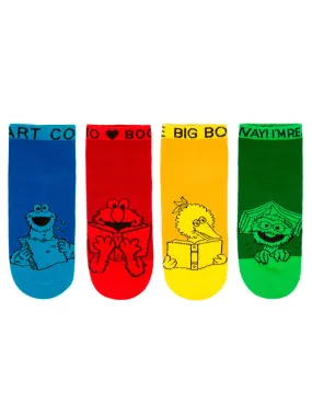 Sesame Street Ankle Socks 4-Pack