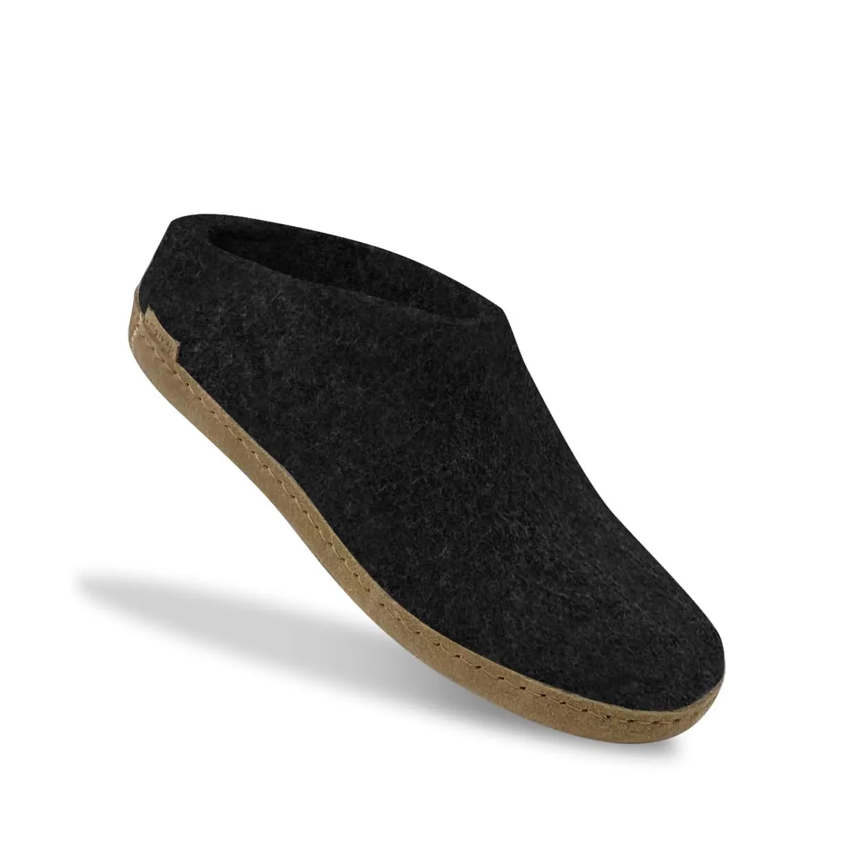 Slip-on with leather sole - Charcoal