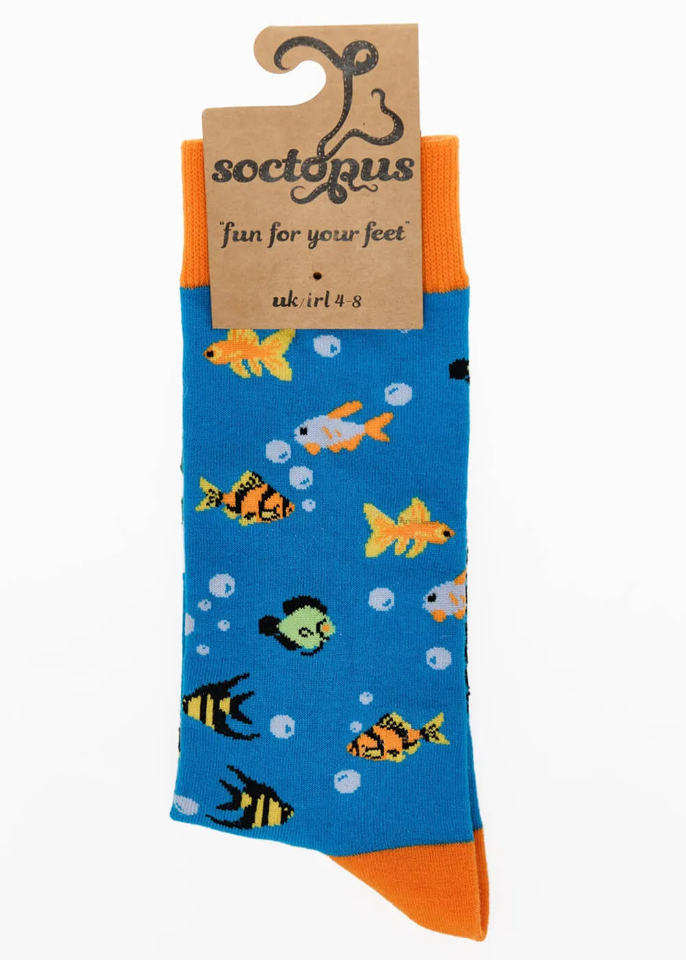 Soctopus Under The Sea Socks Blue