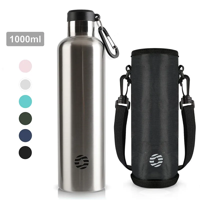 Sports Flask Vacuum Insulated Water Bottle Leak Proof BPA Free