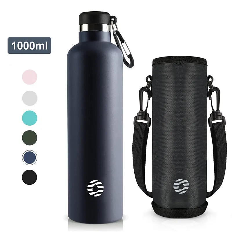 Sports Flask Vacuum Insulated Water Bottle Leak Proof BPA Free