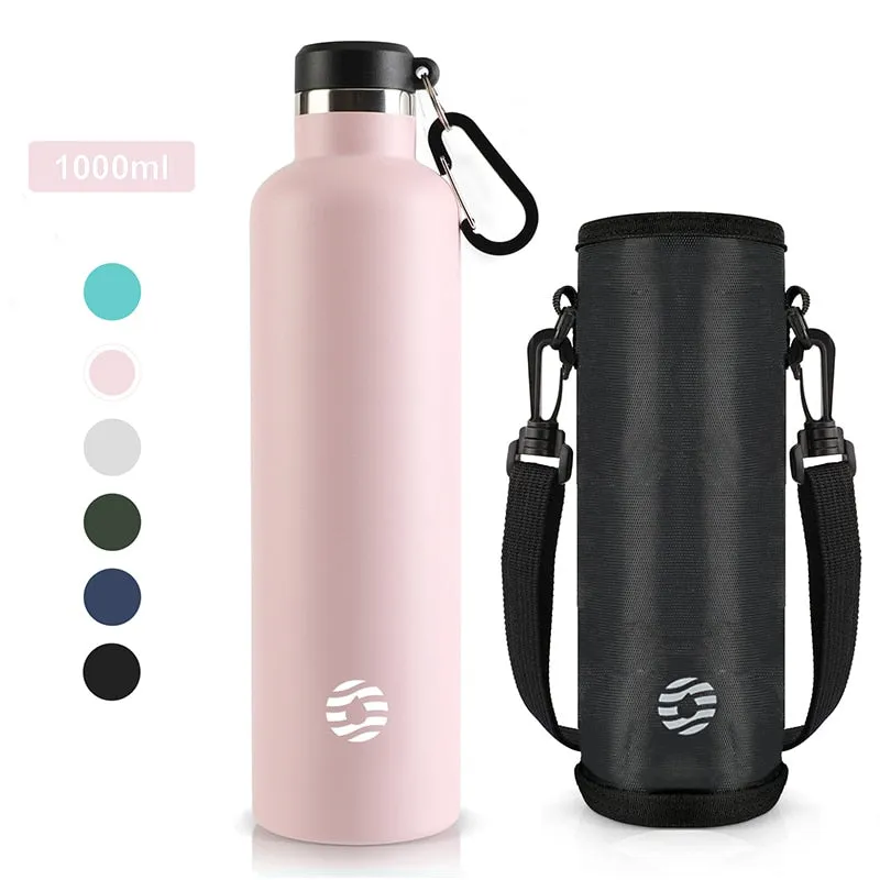 Sports Flask Vacuum Insulated Water Bottle Leak Proof BPA Free