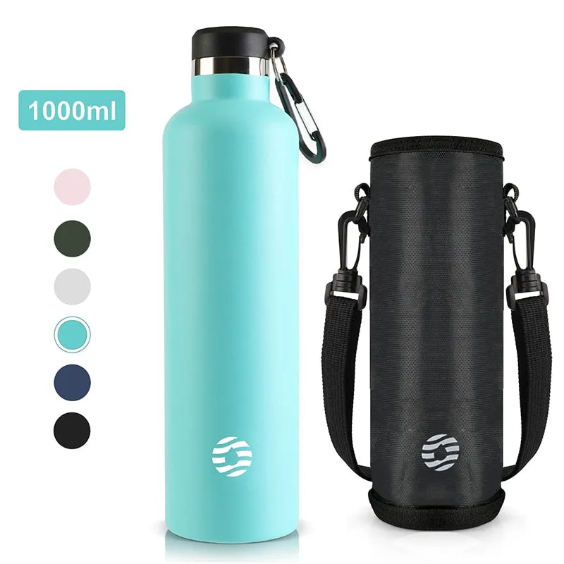 Sports Flask Vacuum Insulated Water Bottle Leak Proof BPA Free