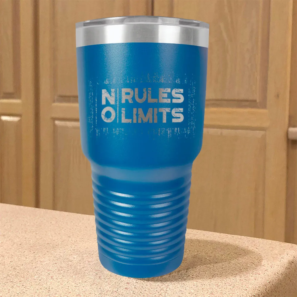 Stainless Steel Tumbler No Rules No Limits