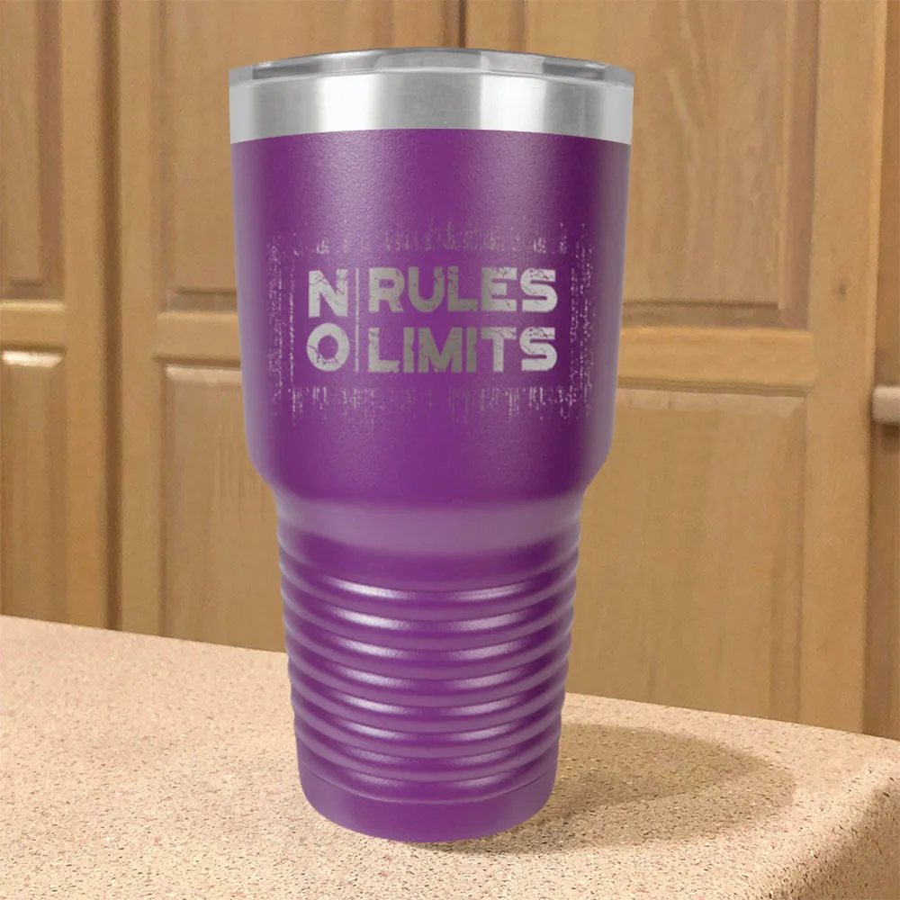 Stainless Steel Tumbler No Rules No Limits