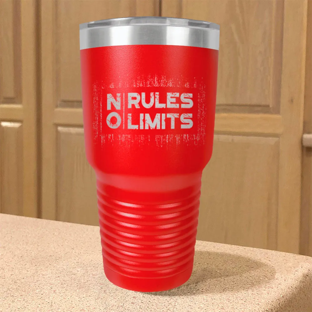 Stainless Steel Tumbler No Rules No Limits