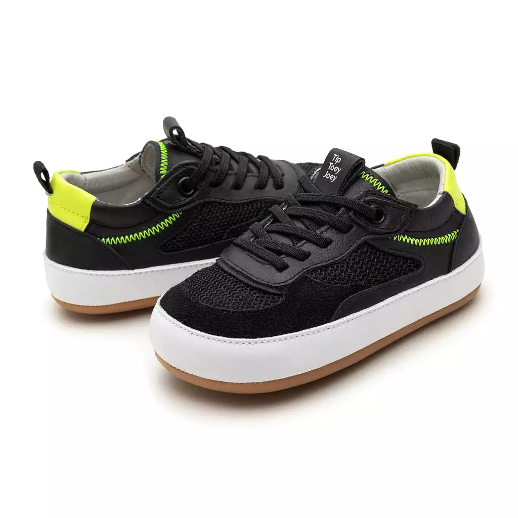 Step Sneakers - Black / Black / Amarelo Neon