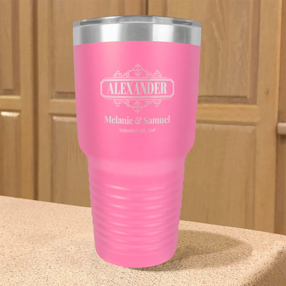 Surname Reversed Personalized Stainless Steel Tumbler