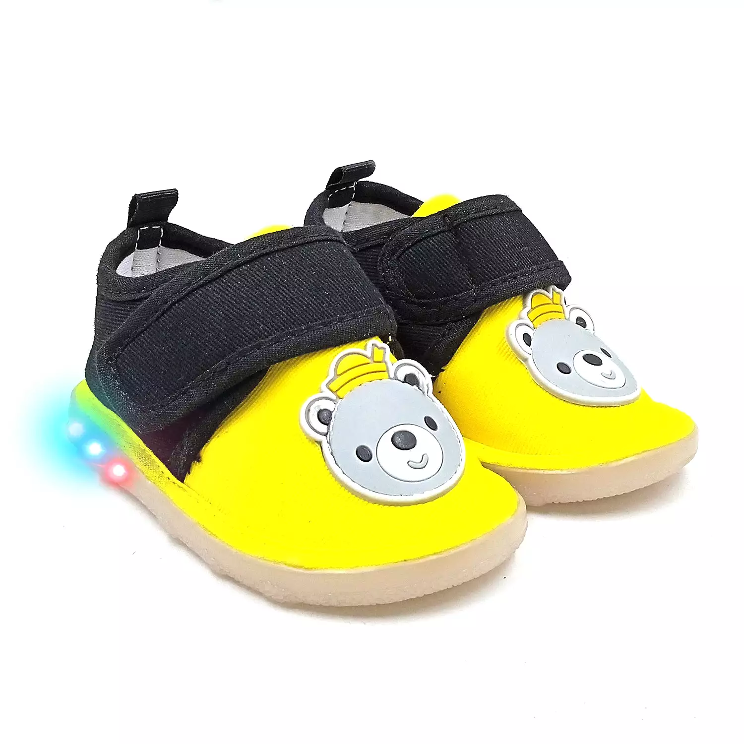 Urbanfeet Attractive King Bear Shoes with LED Light | Shoes for Baby Boys & Girls | 12 Months to 24 Months