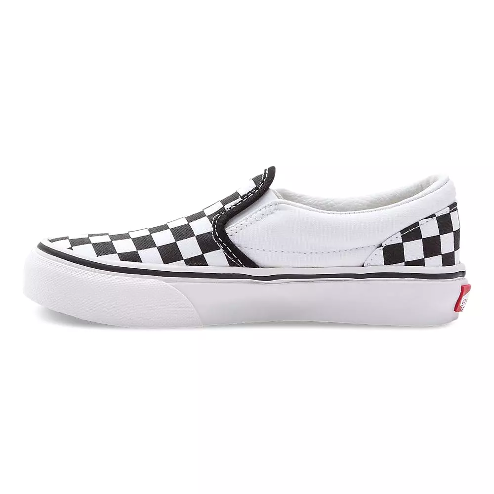 Vans Kids Checkerboard Slip-On Black/White