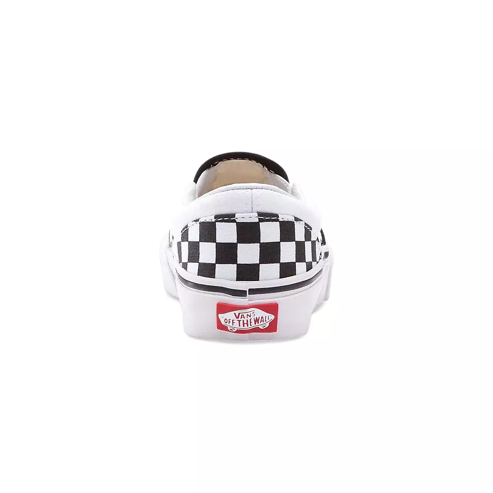 Vans Kids Checkerboard Slip-On Black/White