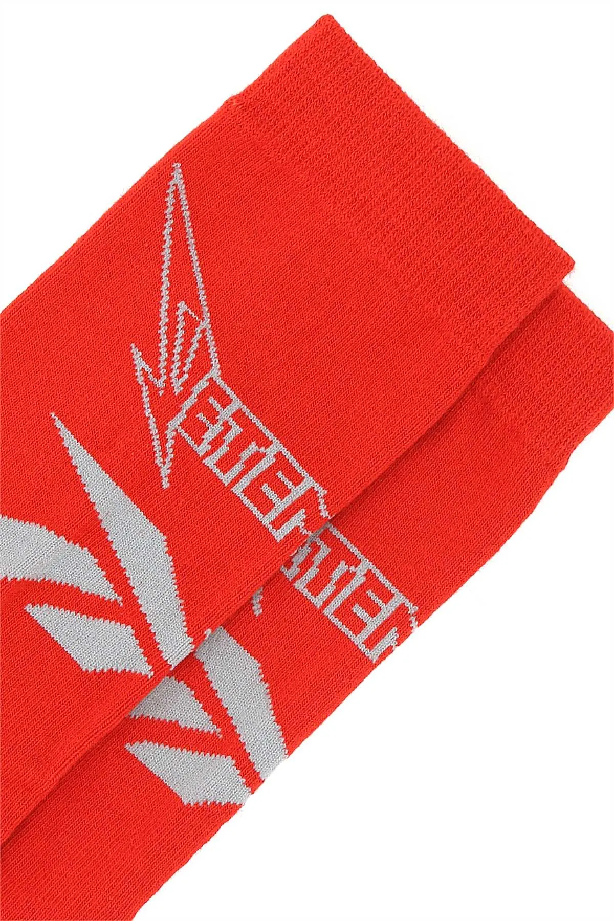 Vetements Logo Intarsia-Knit Socks